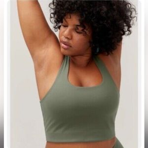 GIRLFRIEND COLLECTIVE Paloma Bra in Thyme